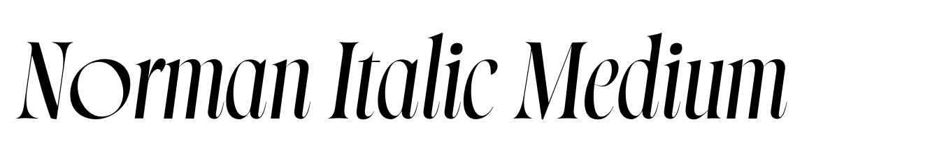 Norman Italic Medium